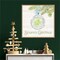 Vintage Christmas IV-Seasons Greetings by Tara Reed 22-in. W x 22-in. H. Canvas Wall Art Print Framed in Natural